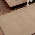 thumbnail image 5 of Geometric Handtufted Wool Carpet Beige, Glacier, 5 of 8