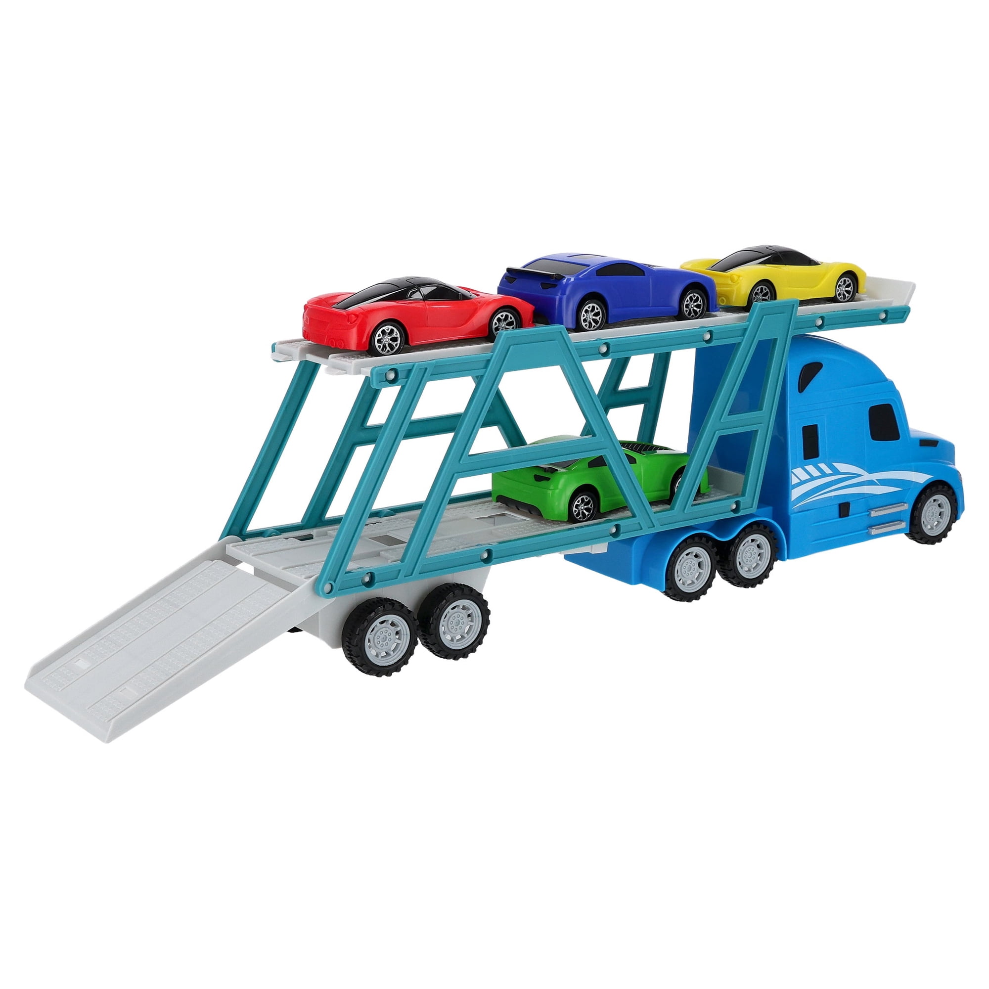 Adventure Force Mega Transporter Vehicle Play Set, 12 Pieces
