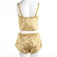 thumbnail image 4 of Licupiee Women's Sexy Velvet onesies Pajama Set for Women Babydoll Lingerie Crop Top Camisole with Shorts 2 Piece Sleepwear, 4 of 7