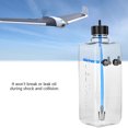 thumbnail image 4 of Peahefy Réservoir de Carburant Réservoir d'Huile RC, Pièces Accessoires de Modèle de Contrôle à Distance Réservoir de Carburant en Plastique Transparent pour Avion RC, 4 of 8