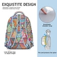 thumbnail image 5 of Boho Chic Campus Backpack with Macrame Details - 17" Laptop Sleeve & Anti-Theft Pockets | University Daypack, 5 of 6
