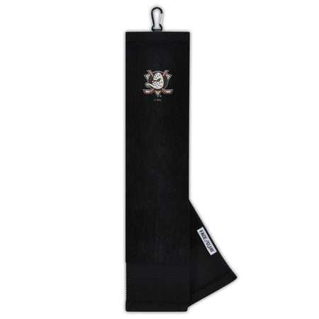 WinCraft Anaheim Ducks 16 x 25 Face/Club Tri-Fold Embroidered Golf Towel