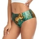 thumbnail image 2 of Balery Emerald Color Gold Marble Ropa Interior de Algodón para Mujer con Dibujo – Braguitas Cómodas y Elásticas, Estilo Clásico-XX-Large, 2 of 6