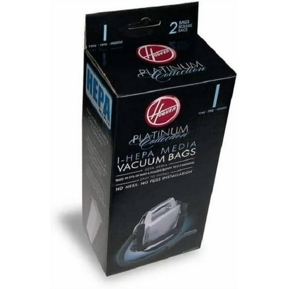 4 Hoover Platinum Collection Type I Hepa Media Vacuum Bags Ah10005