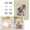 Beige, variant on 2 Pack Photo Album 4x6 Pictures, Small Linen Slip-in Photo Albums Book for 80 Photos with 40 Pockets, Birthday Gifts for Women Mom Family Baby