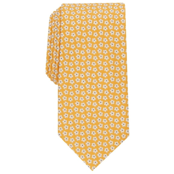 Club Room Mens Classic Floral Tie, Orange