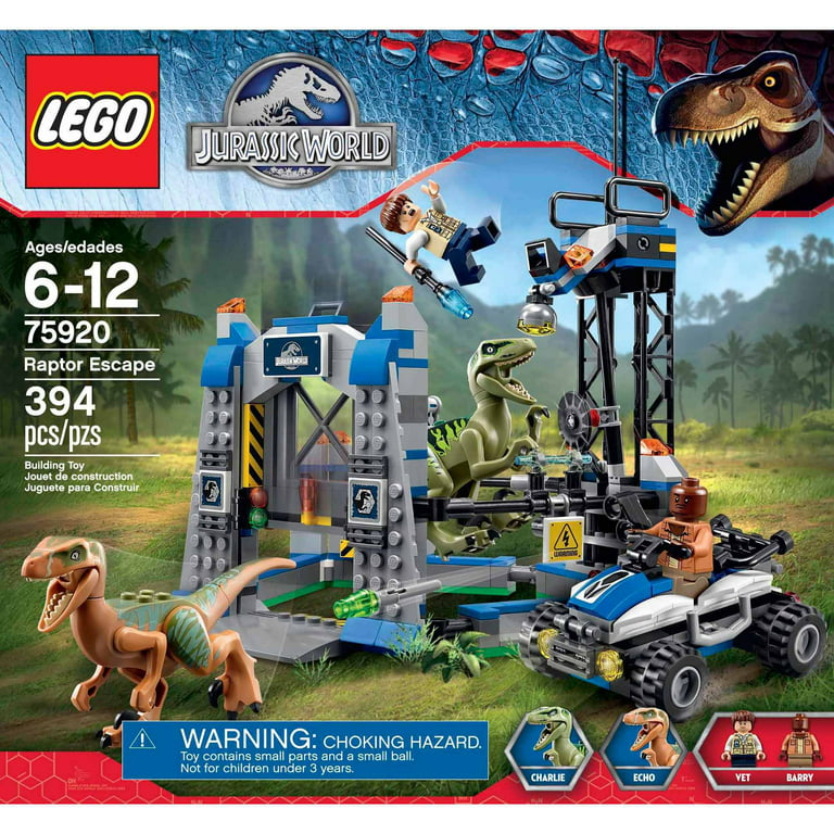 LEGO Jurassic World Raptor Escape Play Set