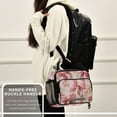 thumbnail image 6 of Soft Pink Bows Insulated Lunch Bag Portable Cooler Bag Mommy Bag Large Capacity 6L, 6 of 9