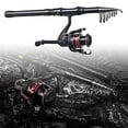 thumbnail image 2 of 180 cm/210 cm/240 cm/270 cm caña de pescar telescópica conjunto combinado de carrete accesorios de aparejos de pesca, 2 of 8