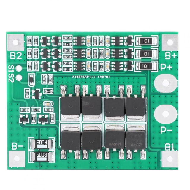 Battery Protection Board,3S 12V 25A Li V Lithium Battery Protection Board BMS Protection Board Maximized Efficiency