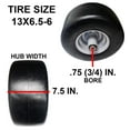 thumbnail image 2 of No Flat Tire 13X6.5-6 Fits Hustler 607317, 2 of 6