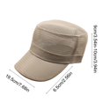 thumbnail image 3 of Gorro de Malla Beige para Hombre con Circunferencia de Cabeza Grande | Correa Ajustable | Material de Poliéster Transpirable | Gorra de Tallas Grandes a La Moda, 3 of 6