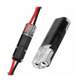50pcs-double-wire-push-in-connector-with-locking-buckle-low-voltage