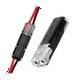 thumbnail image 3 of Conectores a presión de doble cable con hebilla de bloqueo, 20 piezas, conectores de cable de bajo voltaje, no requieren pelar cables, 3 of 6