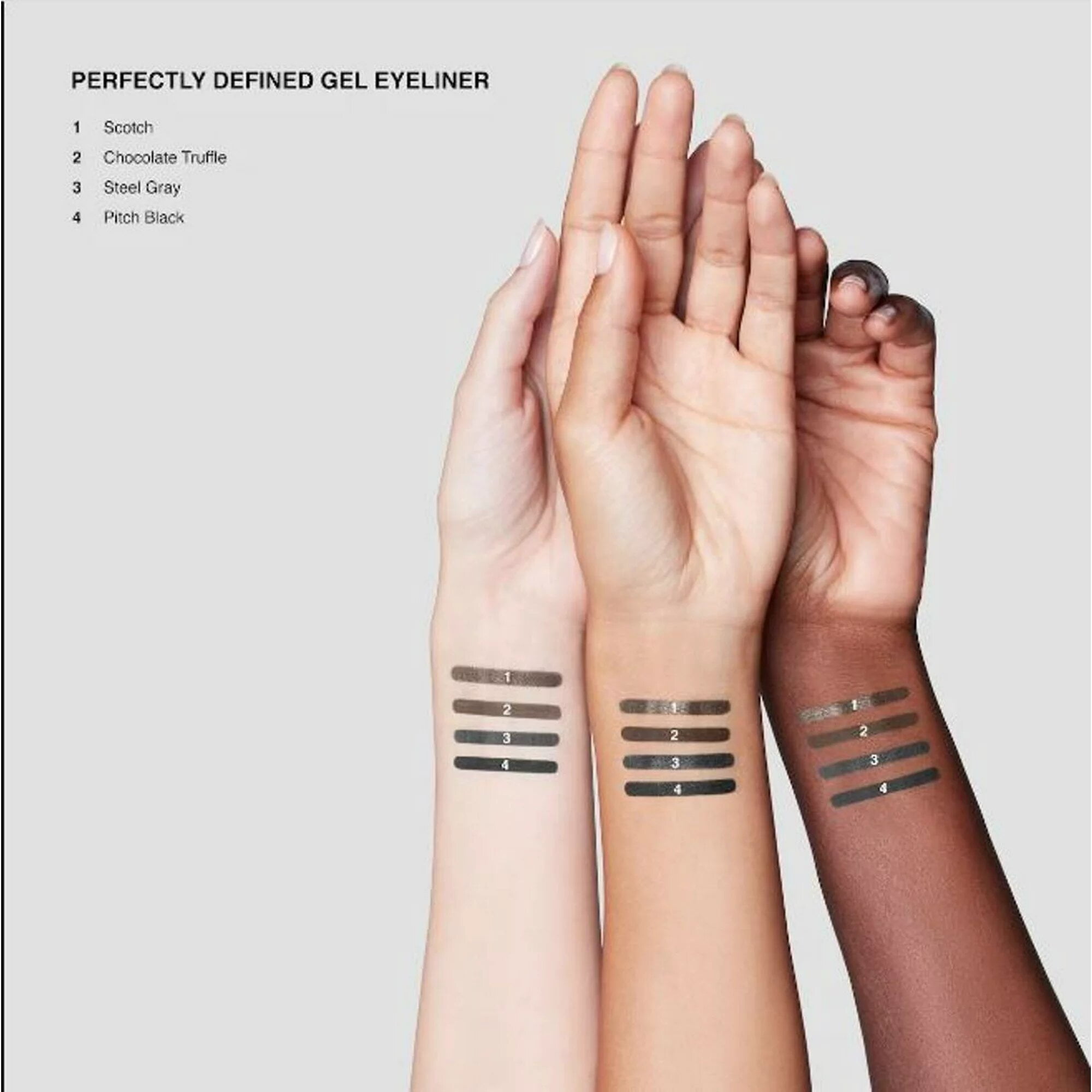Perfectly Defined Gel Eyeliner - 01 Pitch Black by Bobbi Brown for Women - 0.012 oz Eyeliner