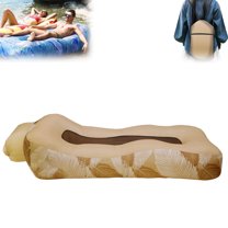 WUUJIPAI Inflatable Sun Lounger, Air Sofa, Pump-Free Air Sofa, Portable Waterproof Outdoor Lounger for Beach & Camping