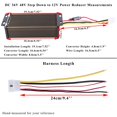 thumbnail image 3 of Reductor de voltaje Pro Chaser DC-DC 48 V 36 V a 12 V (25 A 300 W), 3 of 4