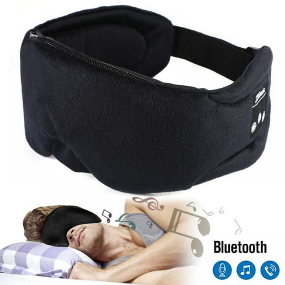 Bluetooth Headband wireless Sleep Headphones, Eye Mask with Detachable Thin Speaker for Sleeping, Sports
