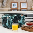 thumbnail image 6 of Haiem Black Panther Floral Illustration Print Toaster Covers 4 Slice Wide Slot,Bread Dust Cover & Fingerprint Protection,Bread Machine Cover,Appliance Covers, 6 of 7