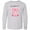 AC-Heather Grey, variant on Inktastic Aditi My Gigi loves me Pink Elephant beautiful Long Sleeve Youth T-Shirt