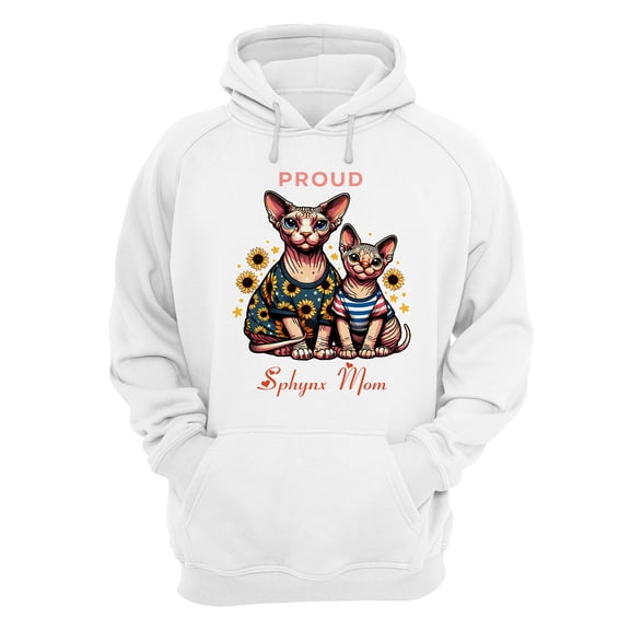 Happy Mother's Day Proud Sphynx Mom Hoodie Unisex Merch Hoodies Cat Lover Kitten Owner Gifts Idea - 03003