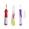 thumbnail image 4 of BUYISI Convenient And Comfortable Grip Ergonomic Design Seam Ripper Cross Stitch Sewing Thread Remover Needlework Tool Yellow, 4 of 5