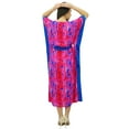 thumbnail image 5 of Bimba Women Long Maxi Kaftan Designer Kimono Caftan Beach Coverup With Belt, 5 of 8