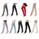 thumbnail image 4 of Qarigey 1 par de calcetines calentadores de piernas para mujeres y niñas, calcetines largos sin pies, medias de Ballet de baile de invierno y otoño Ropa, zapatos y accesorios Miscelánea Negro Qarigey PS13012-08, 4 of 6