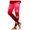 Red, variant on JIKNTTR Lined Leggings For Women Christmas Snowflake Print Leggings High Waist Yoga Pants Fitness Workout Tights Thermal Leggings