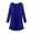 Blue, variant on Women's Casual Oversize Long Sleeve Open Front Cardigan