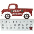 thumbnail image 2 of Northlight Merry Christmas Truck Wooden Advent Calendar - 9", 2 of 6