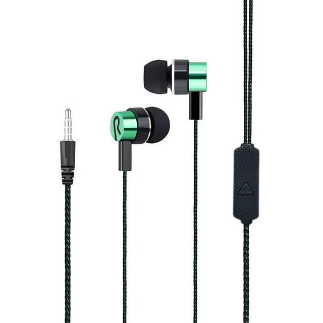 HiFi Stereo Noise Isolating Ergonomic Sport Earphones with Microphone