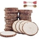 thumbnail image 1 of Conjunto de Posavasos de Madera William Craft, Rodajas Naturales de Madera, 32 Piezas, 1 of 7
