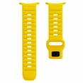 thumbnail image 5 of Soft Silicone Watch Band Compatible for Samsung Galaxy watch Ultra 47mm Band Men Women, Breathable Sport Watch Band for Galaxy Watch 7 Ultra 47mm Strap,Yellow, 5 of 6