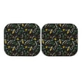 thumbnail image 7 of Disketp 2 Piece Wasp And Florals Pattern Windshield Sunshades,Folding Windshield Sun Shade For Car Suv Trucks Sedan,Blocks Uv Rays Sun Visor Protector-Small, 7 of 7