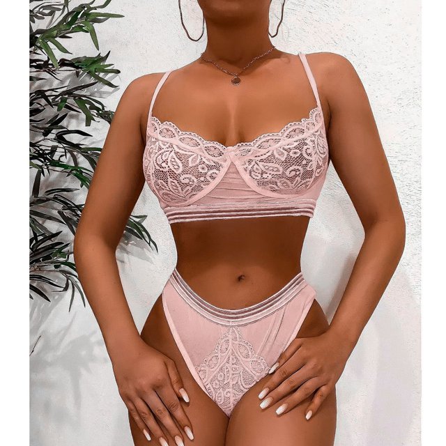 Bra Panty Set, Conjunto De Lencería Suave De Moda Elegante Para El Día De San Valentín ANGGREK Otros