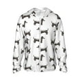 thumbnail image 2 of Lsque Dachshund Dog Puppy UPF 50+ Lightweight Sun Protection Men's Women's Long Sleeve Shirt, Hoodie Performance -Large, 2 of 9