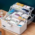 thumbnail image 2 of Medicine Box Organizer Storage,family First Aid Box - Family First Aid Box With Handle, Medicine Box Organizer For Home And Office, 2 of 4