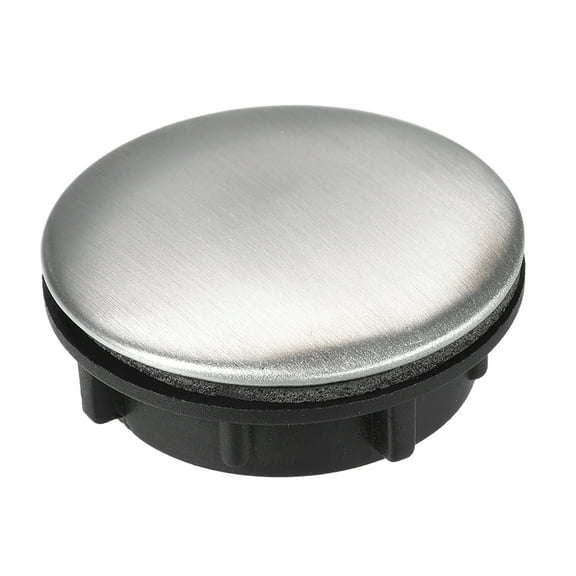 Uxcell Faucet Hole Covers 304 Stainless Steel, Plastic for 1"-1.2" Hole 1.42" x 0.55" Silver