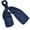 Navy, variant on Solid Color 100% Polyester Fleece Unisex Winter Scarf (Navy)