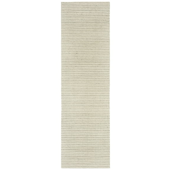 SAFAVIEH Natura Corine Geometric Runner Rug, Silver/Ivory, 2'3" x 6'