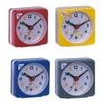 thumbnail image 3 of AMLESO Classic Mini Battery Alarm Clock Small Sauqre Travel Clock With Light And Snooze Yellow, 3 of 8