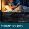 thumbnail image 5 of Linkind Matter Smart Light Bulbs, E12 Smart Color Changing Candelabra Light Bulbs, Tunable White (1800K–6500K), Works with Alexa/Apple Home/Google Home, E26 LED 40W 400LM, Music Sync, 1 Pack, 5 of 9