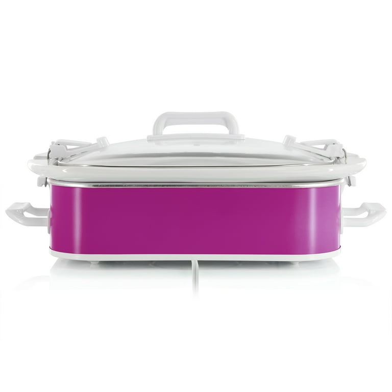 MegaChef, Casserole Slow Cooker, 3.5 Quart, Purple - Walmart.com