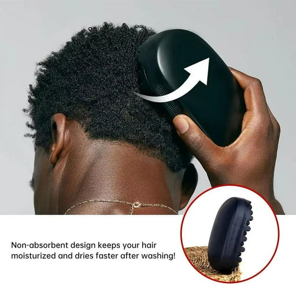 MapleMart Twist King Hair Styling Brush Small Afro Tight Coils Curls Short Hair Was