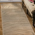thumbnail image 5 of Superior Veer Abstract Runner Rug, 2' 7" x 8', Beige, 5 of 5
