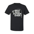 thumbnail image 2 of Wild Bobby, Best Rod Father Ever, Father's Day, Men Graphic Tee, Black, Small, 2 of 4