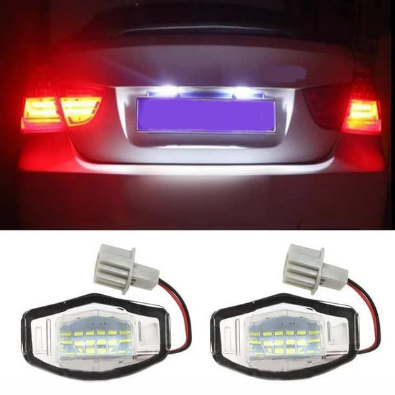 1Pair LED License Plate Light 34100S84A01 for Honda Civic