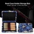 thumbnail image 2 of Ymiko Wooden Oboe Reeds Case, Reed Box Oboe Reeds Case, Cover Reed Case For 6pcs Oboe Reeds For Prevent Reeds From Moisture, 2 of 8