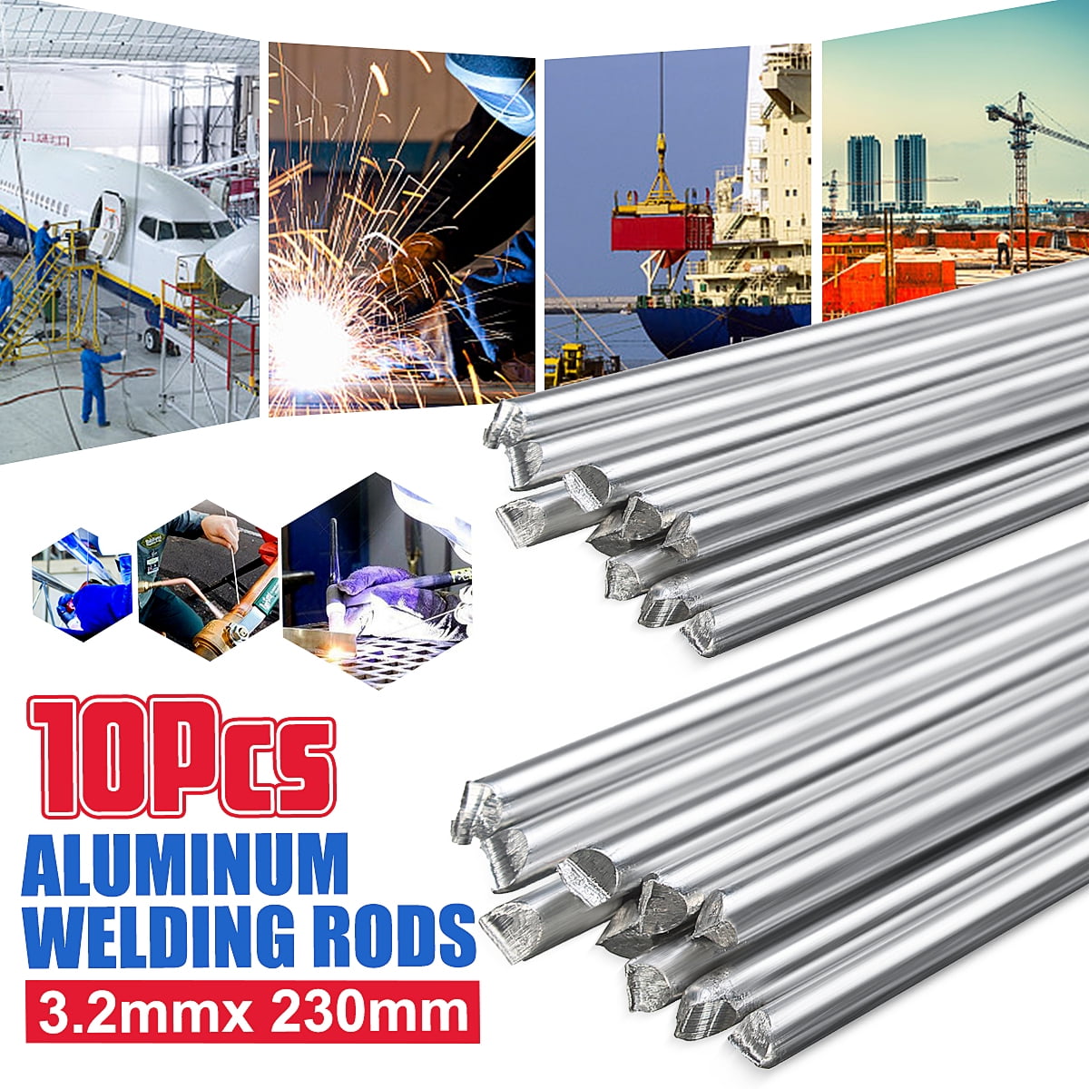 10/20Pcs Low Temperature TIG Aluminum Welding Rods Soldering Brazing